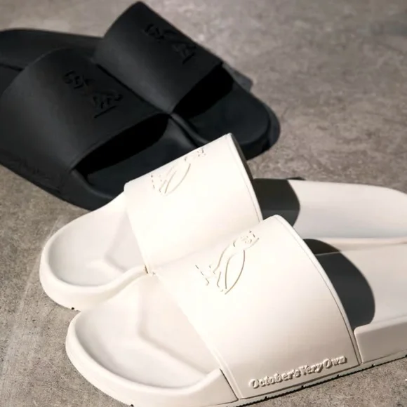 Unisex NIB Authentic OVO essentials?slides sandals. men’s size 7, women’s 9.5 Men main image 2